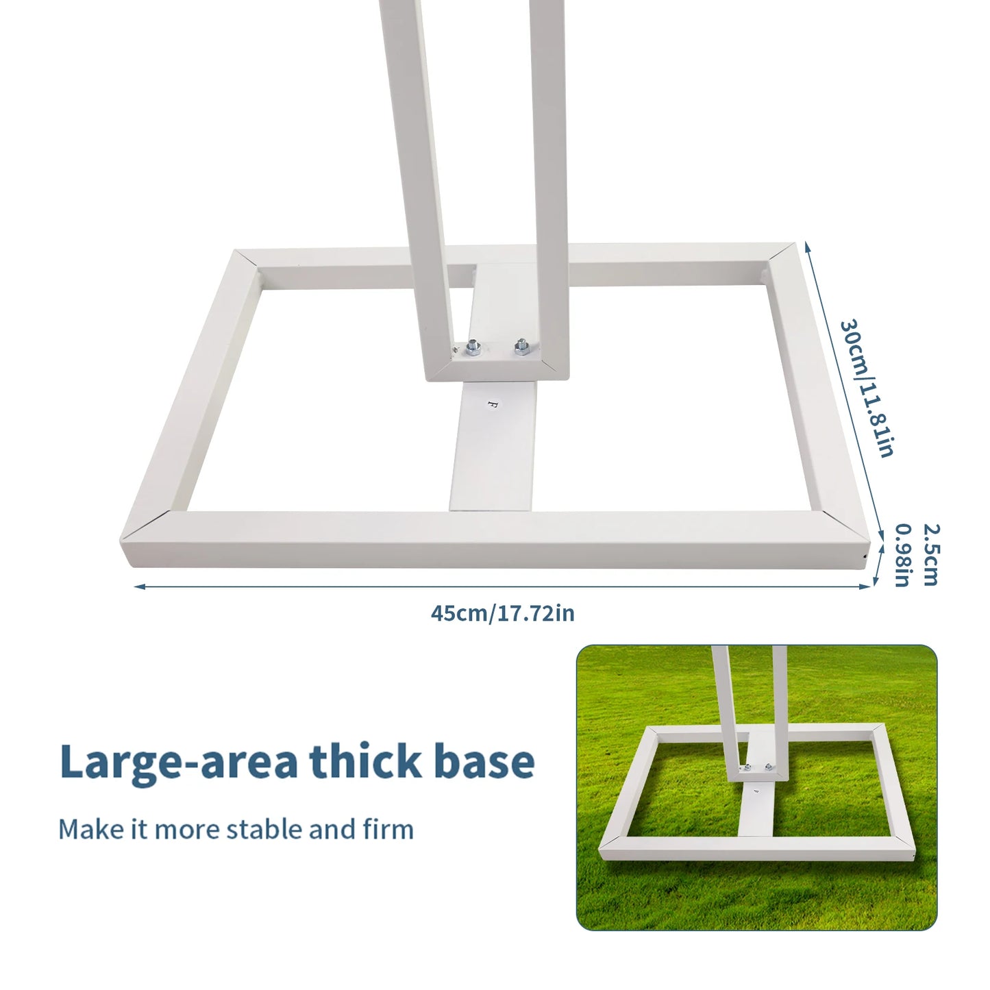Heavy Duty Wedding Backdrop Stand For Outdoor Chuppah Four Post