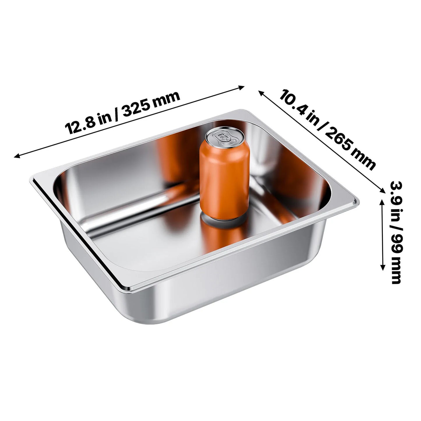 SucceBuy Stainless Steel Steam Pan For Hotel Buffet Catering