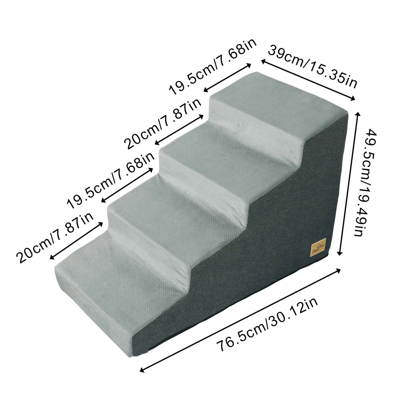 Non Slip Foam Dog Stairs Ramps With Washable Cover