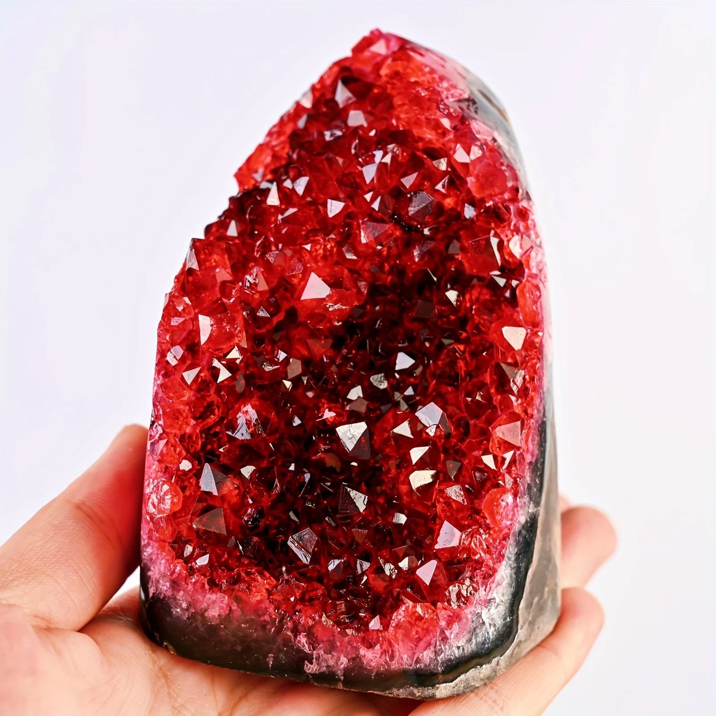 CrystalHola Rare Geode Cut Base Cluster Home Decor Gift
