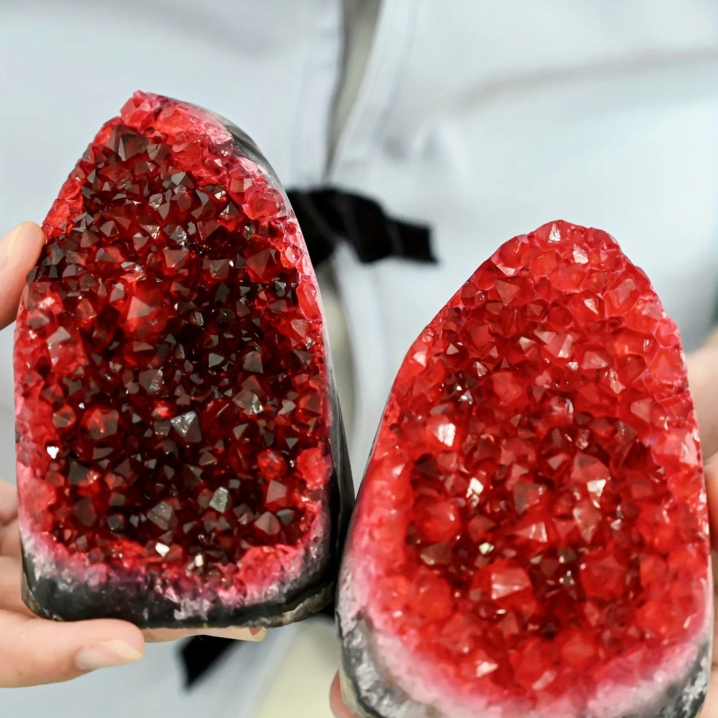 CrystalHola Rare Geode Cut Base Cluster Home Decor Gift