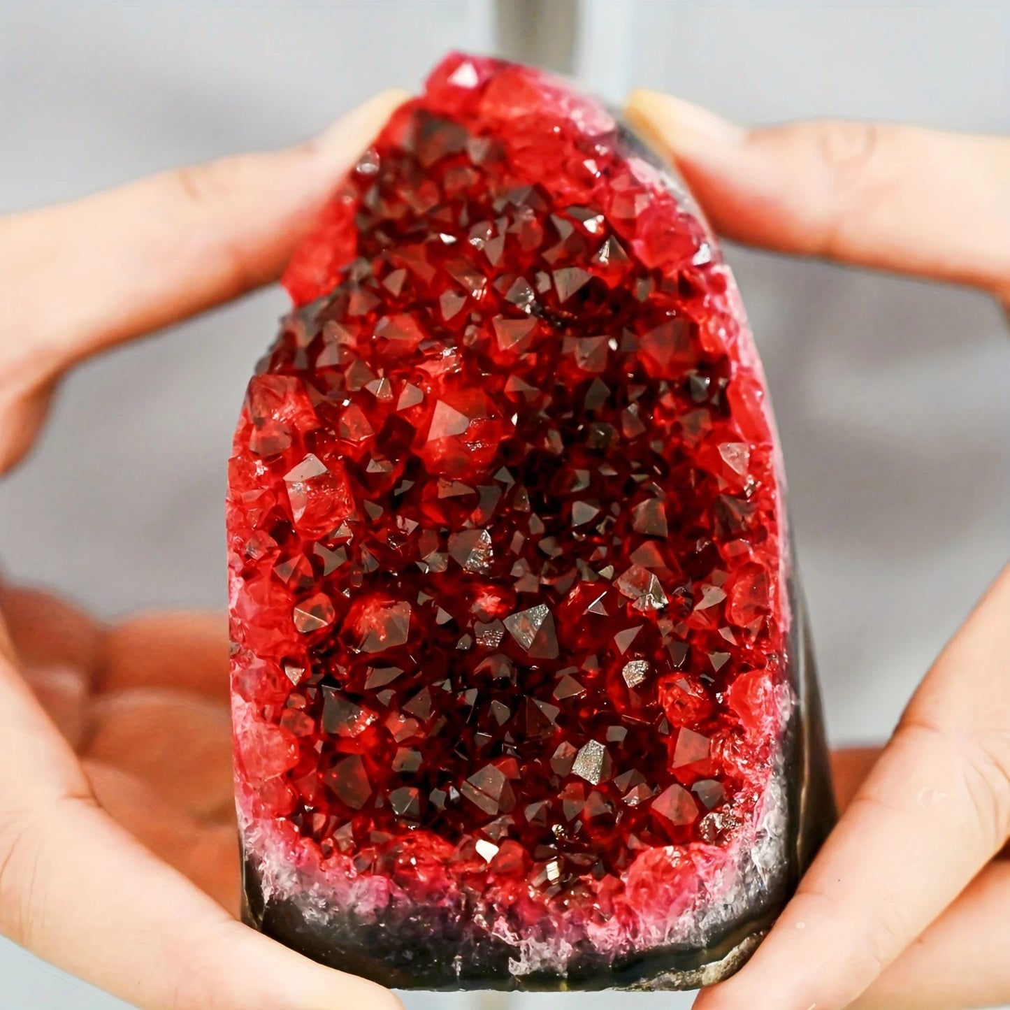 CrystalHola Rare Geode Cut Base Cluster Home Decor Gift