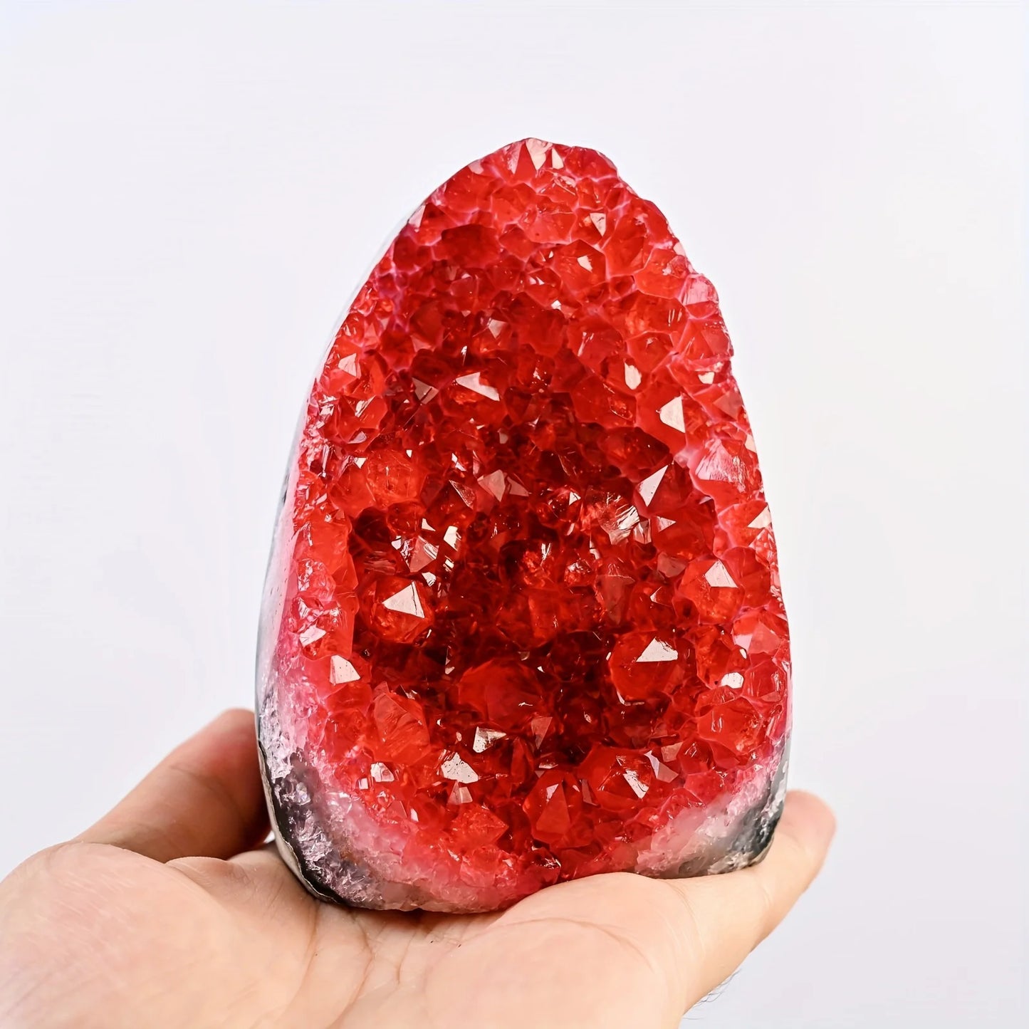 CrystalHola Rare Geode Cut Base Cluster Home Decor Gift