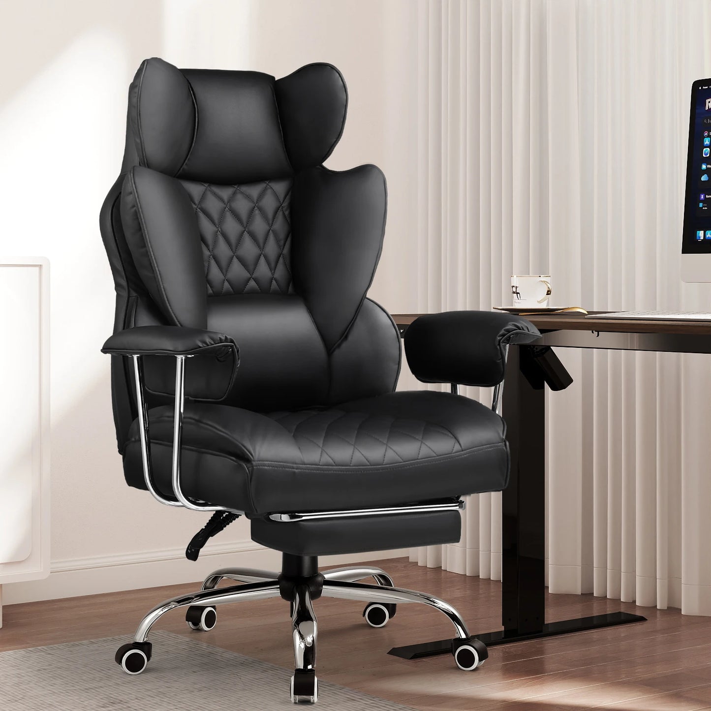 COMHOMA Big Tall Ergonomic Gaming Chair With Lumbar Support