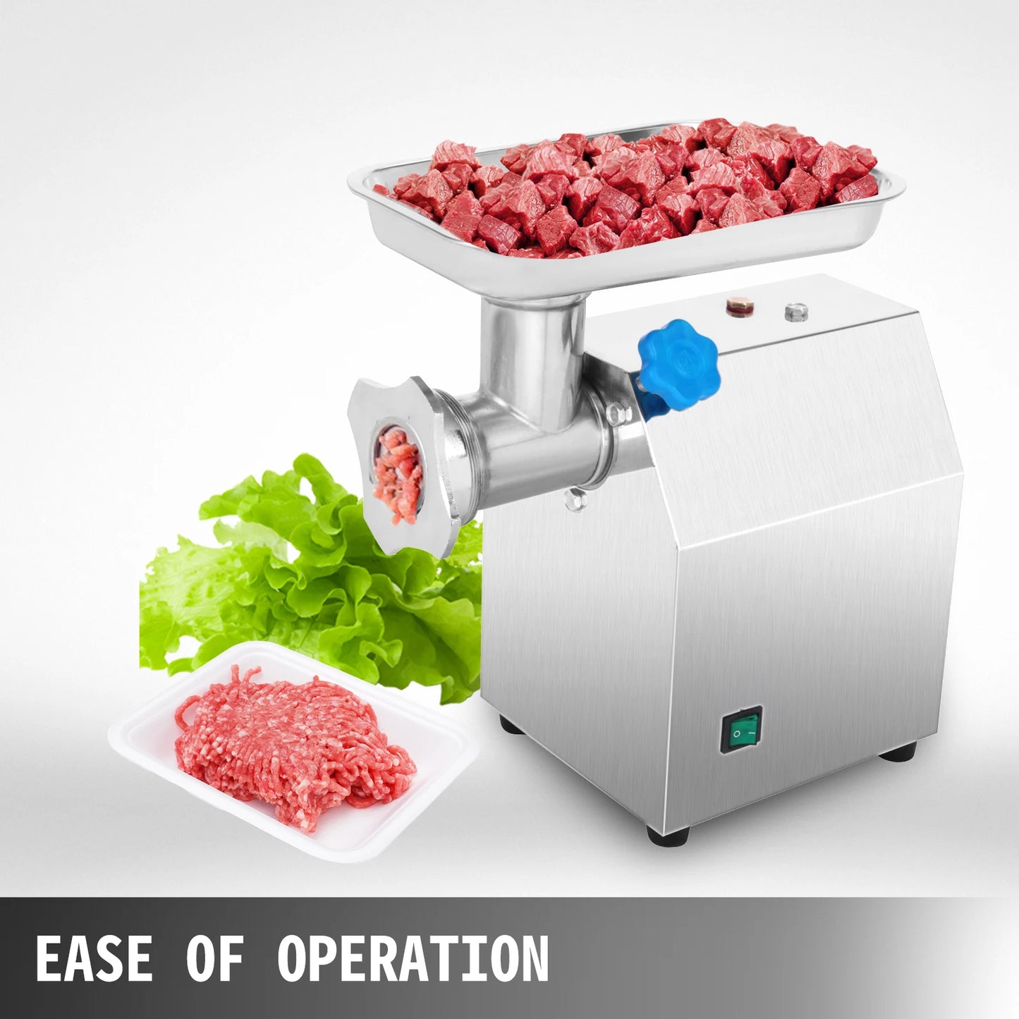 SucceBuy 1100W Electric Meat Mincer Grinder 250 Kg Per Hour for Commercial Kitchens Sausage Making Easy Clean