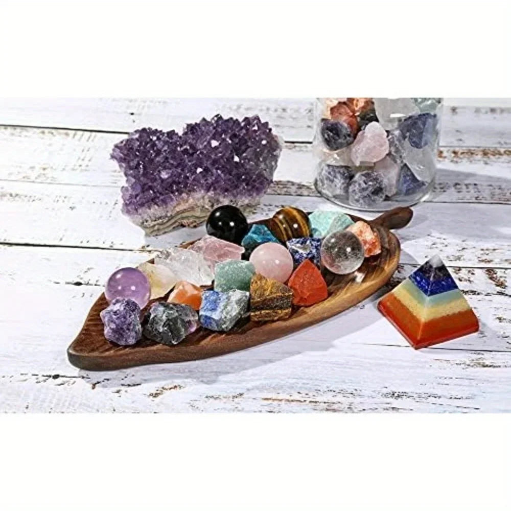 Bulk Mixed Natural Crystal Stones For Crafts Decor And Healing