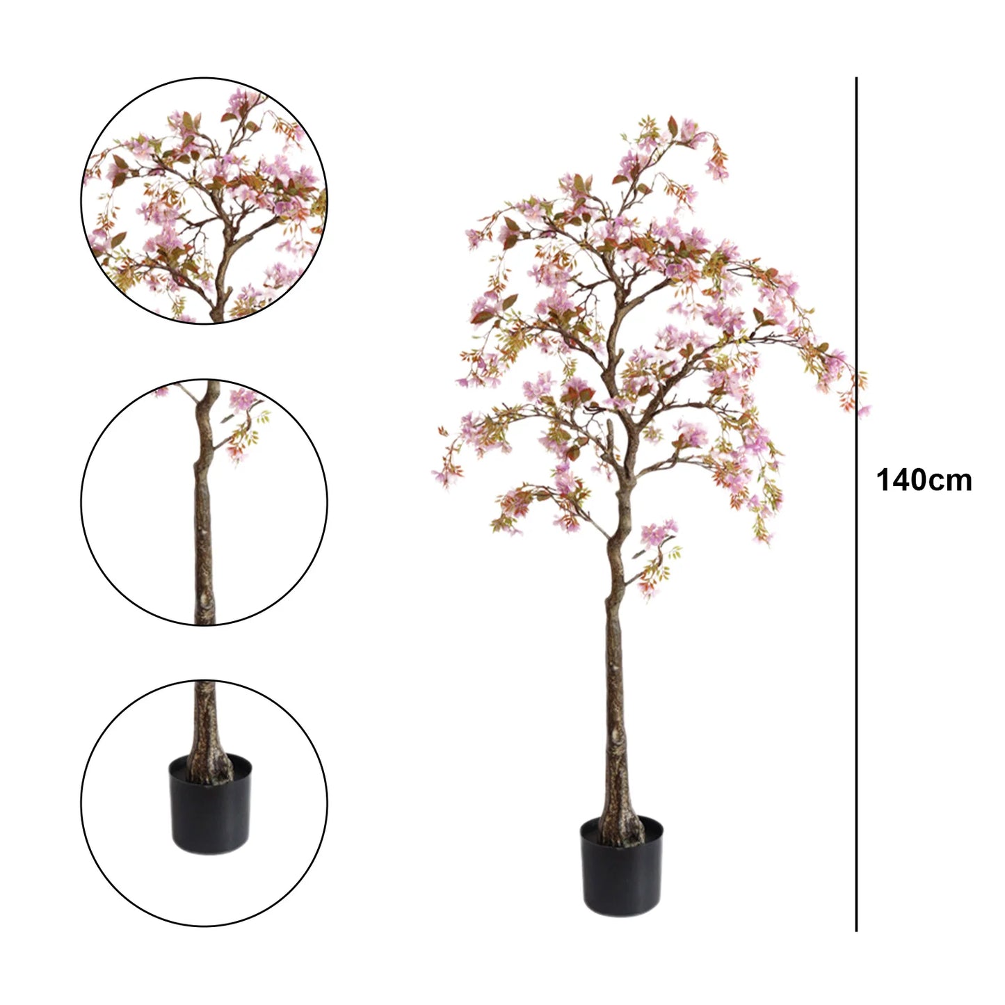 Artificial Begonia Tree In Pot By Twister Realistic Lifelike Leaves For Indoor Outdoor Decor Enthusiasts