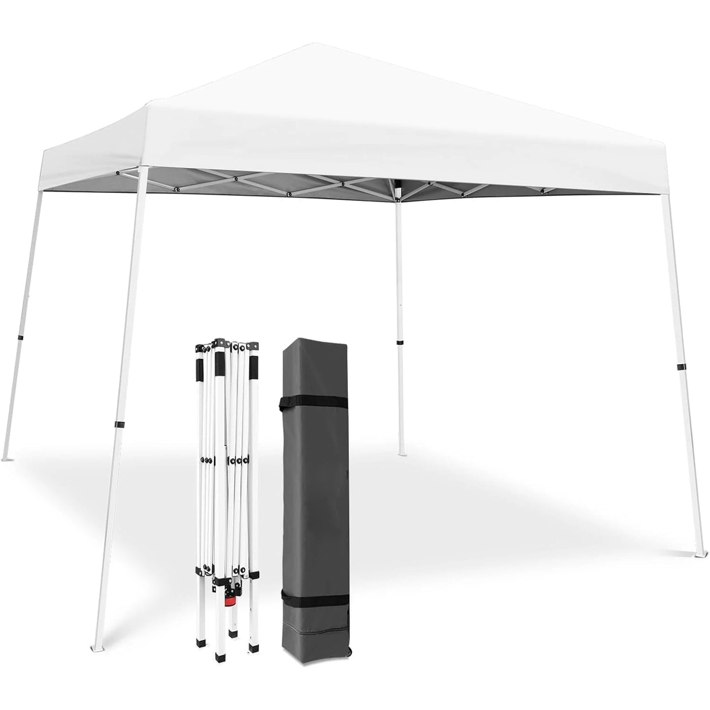 HiMISS Pop Up Canopy Tent 10x10 Heavy Duty 150D Oxford One Push Center Lock Portable Shelter For Outdoor Camping