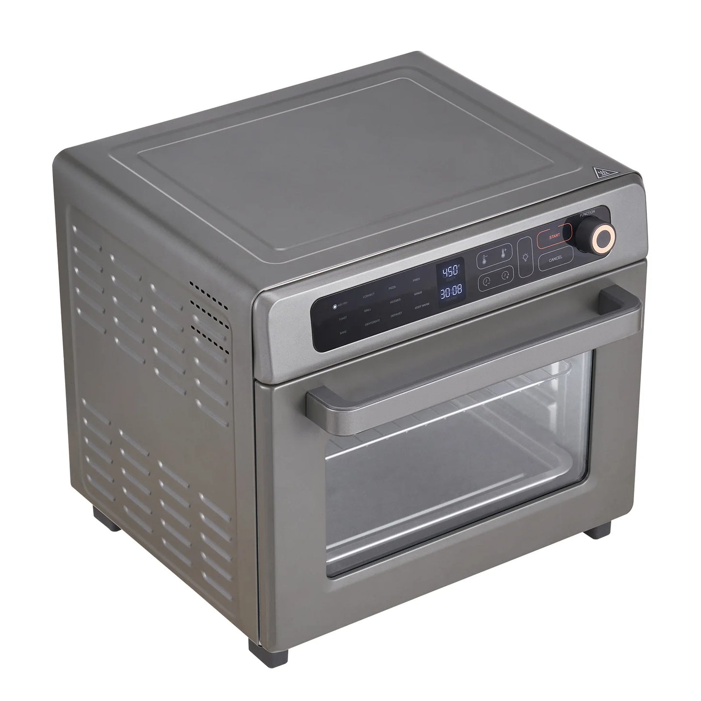 SucceBuy Air Fryer Toaster Oven 25L Countertop Convection 1700W Stainless Steel With Grill For Home Cooks