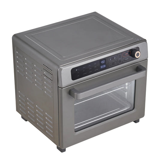 SucceBuy Air Fryer Toaster Oven 25L Countertop Convection 1700W Stainless Steel With Grill For Home Cooks