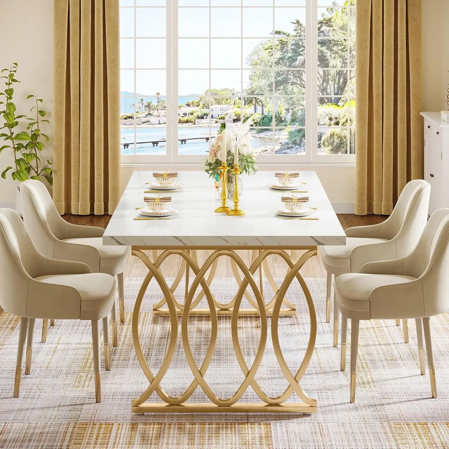 Little Tree Modern Dining Table For Family And Kitchen