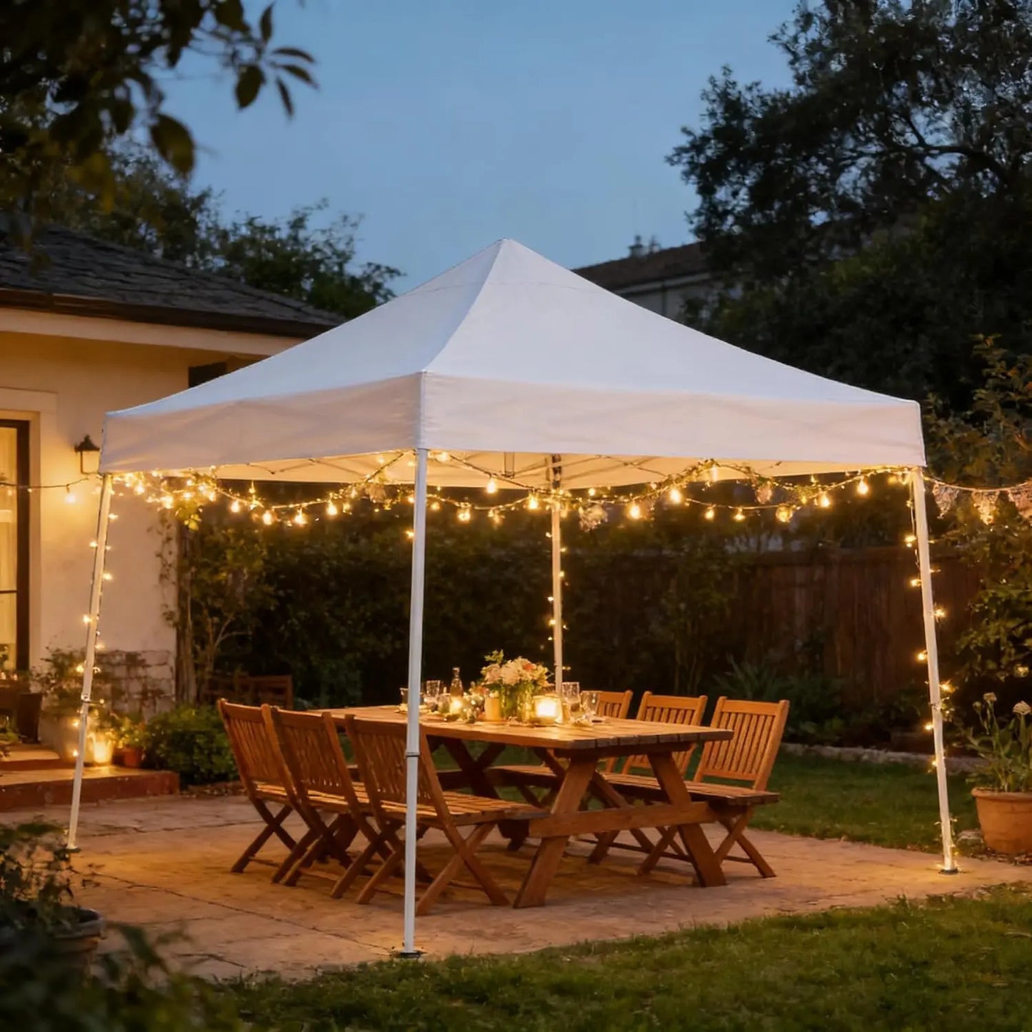 HiMISS Pop Up Canopy Tent 10x10 Heavy Duty 150D Oxford One Push Center Lock Portable Shelter For Outdoor Camping