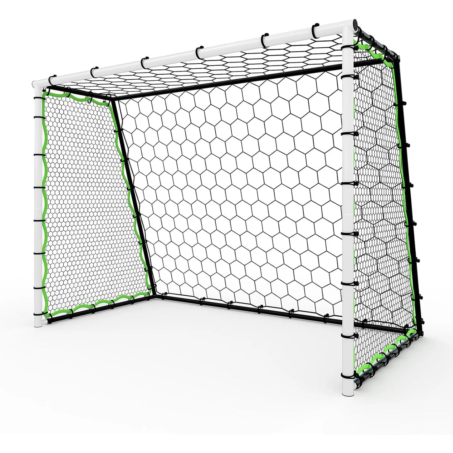 Heavy Duty Portable Soccer Goal With Metal Frame Collapsible Net