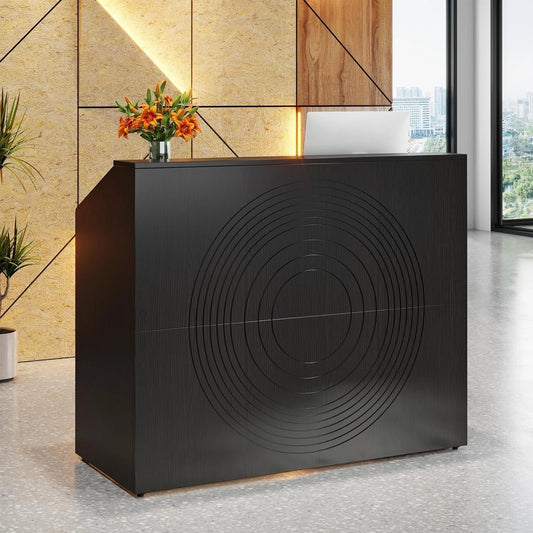 Little Tree Reception Desk With Cable Grommet For Lobby