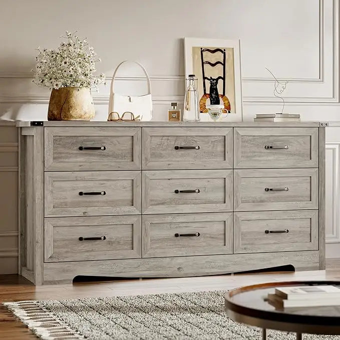 7-Drawer Dresser for Bedroom With Anti-Tipping Design