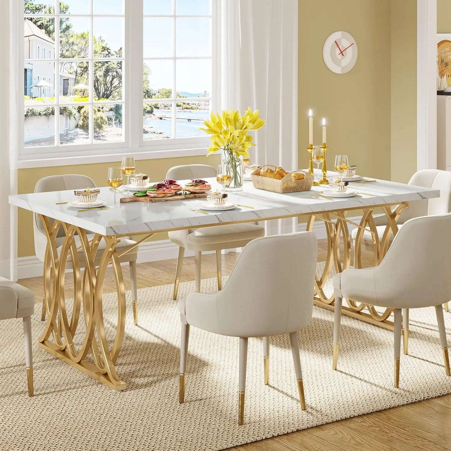 Little Tree Modern Dining Table For Family And Kitchen