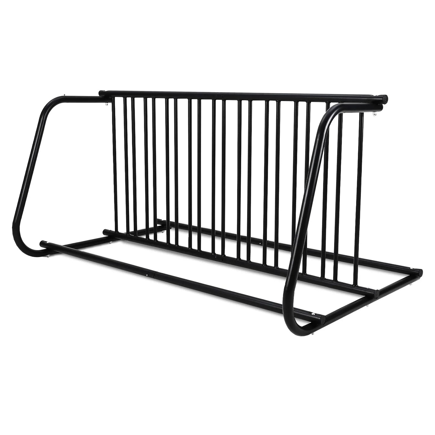 HiMISSC 10 Bikes Heavy Duty Double Sided Floor Bike Rack for Garage School Campus Parking