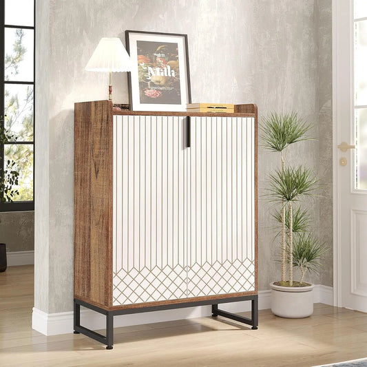 Little Tree 5 Tier Shoe Cabinet Organizer For Entryway