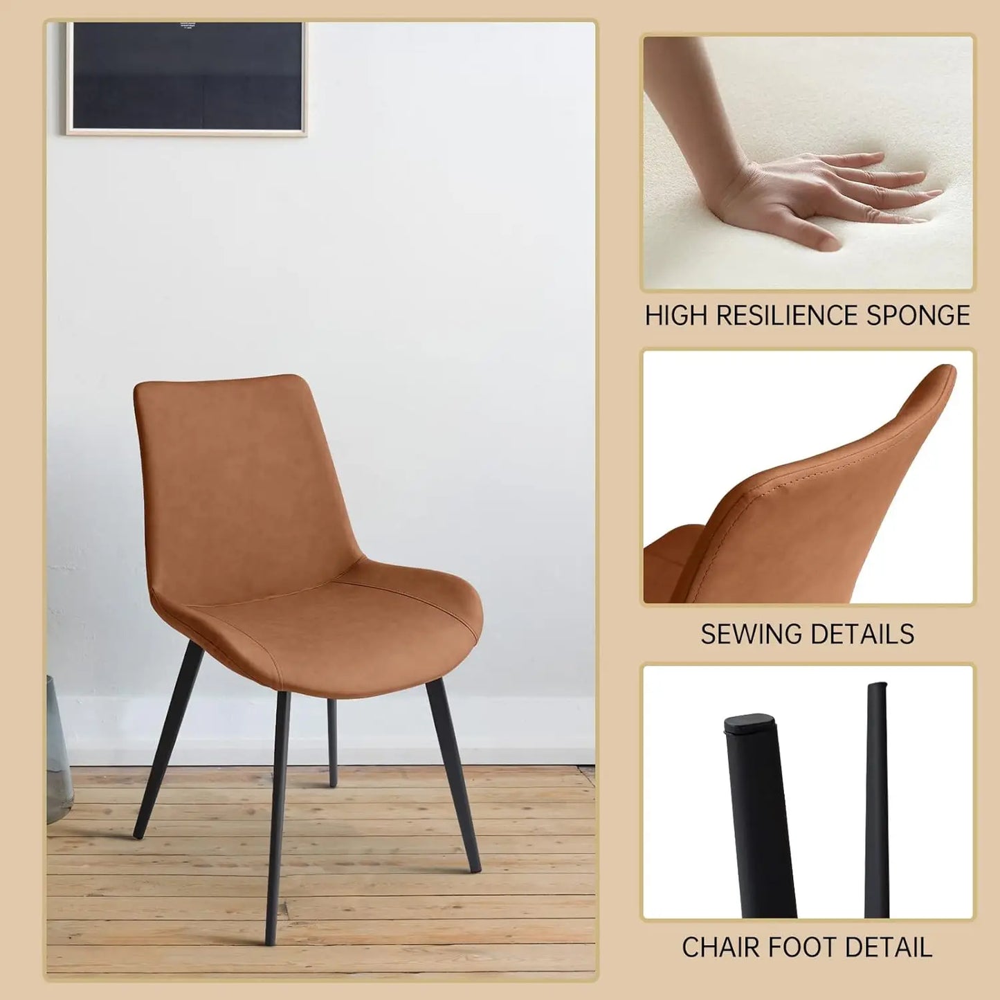 MOYU Modern Expandable Dining Table And Chairs Set