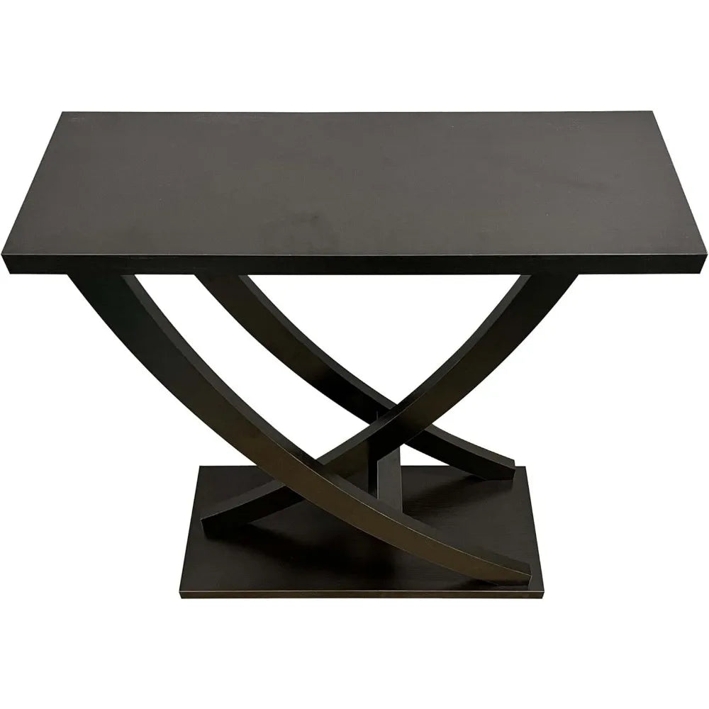 Console Table With Curved Intersecting Legs