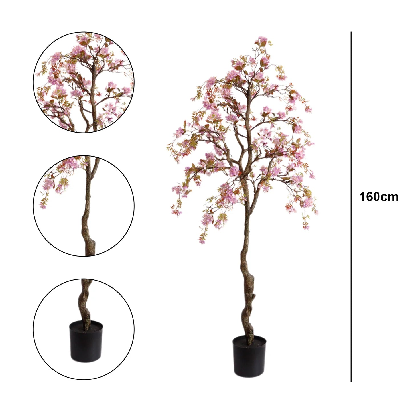 Artificial Begonia Tree In Pot By Twister Realistic Lifelike Leaves For Indoor Outdoor Decor Enthusiasts