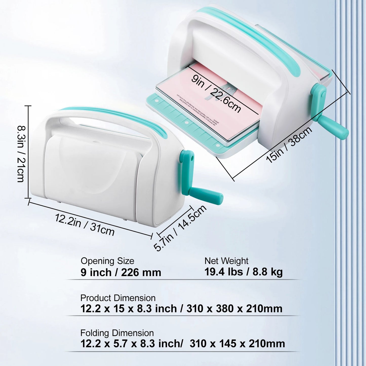 SucceBuy Manual Die Cutting Embossing Machine For Arts And Crafts