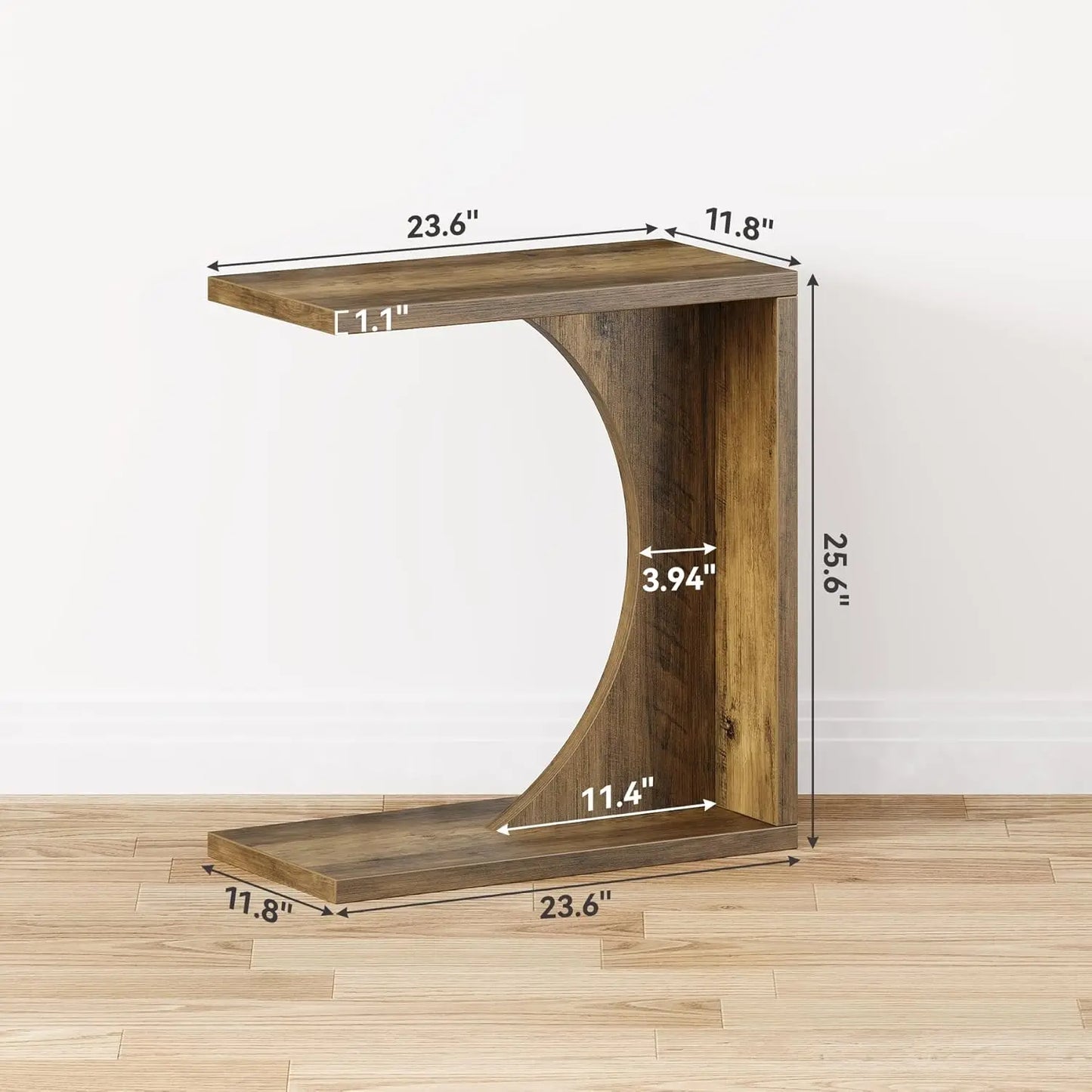 Little Tree C Shaped End Table For Sofa Living Room