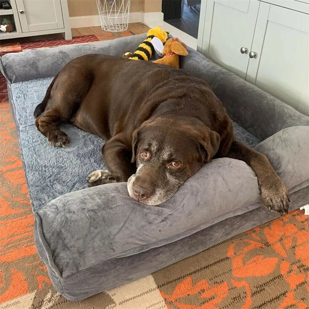 BINGOPAW Orthopedic Dog Bed With Removable Washable Cover And Foam