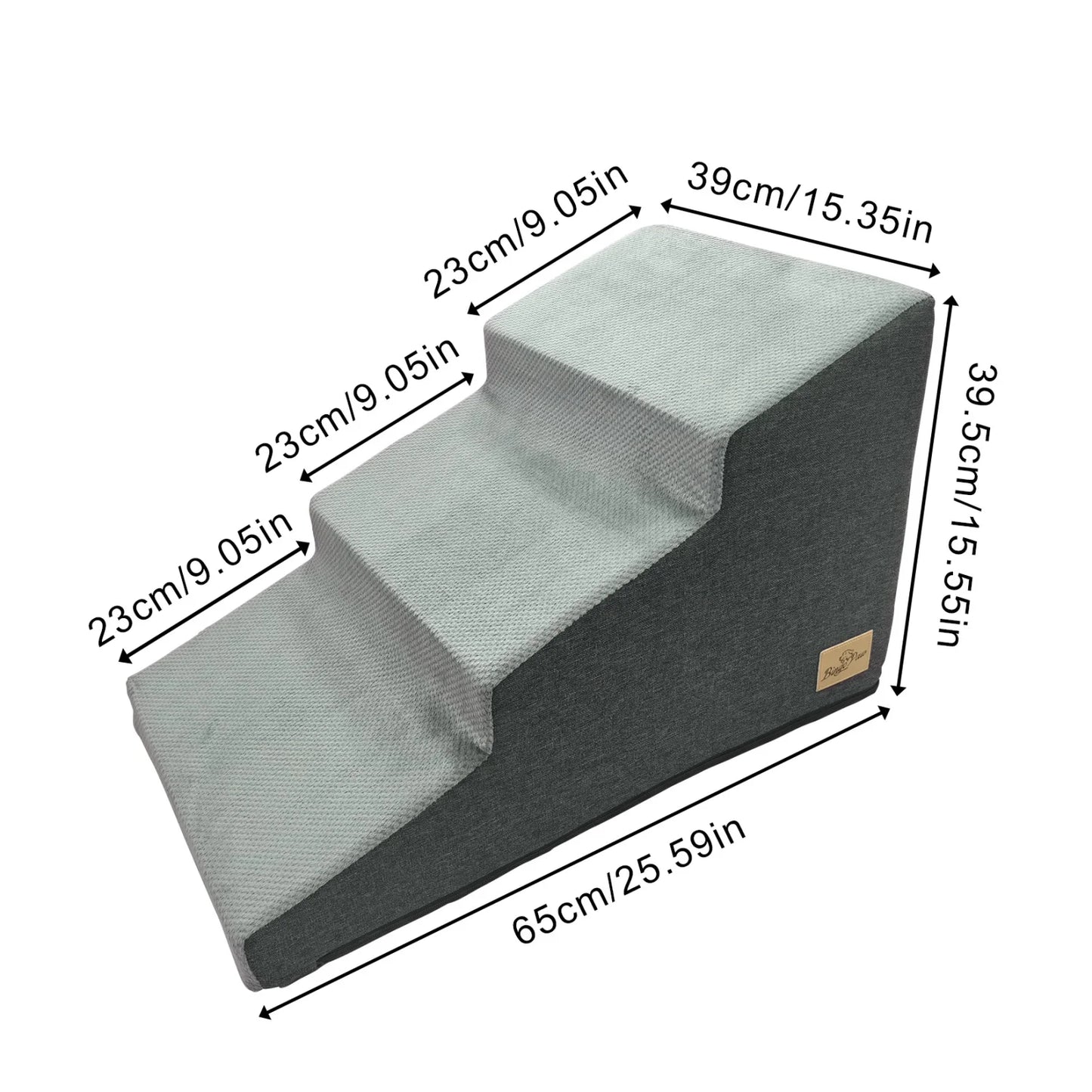Non Slip Foam Dog Stairs Ramps With Washable Cover