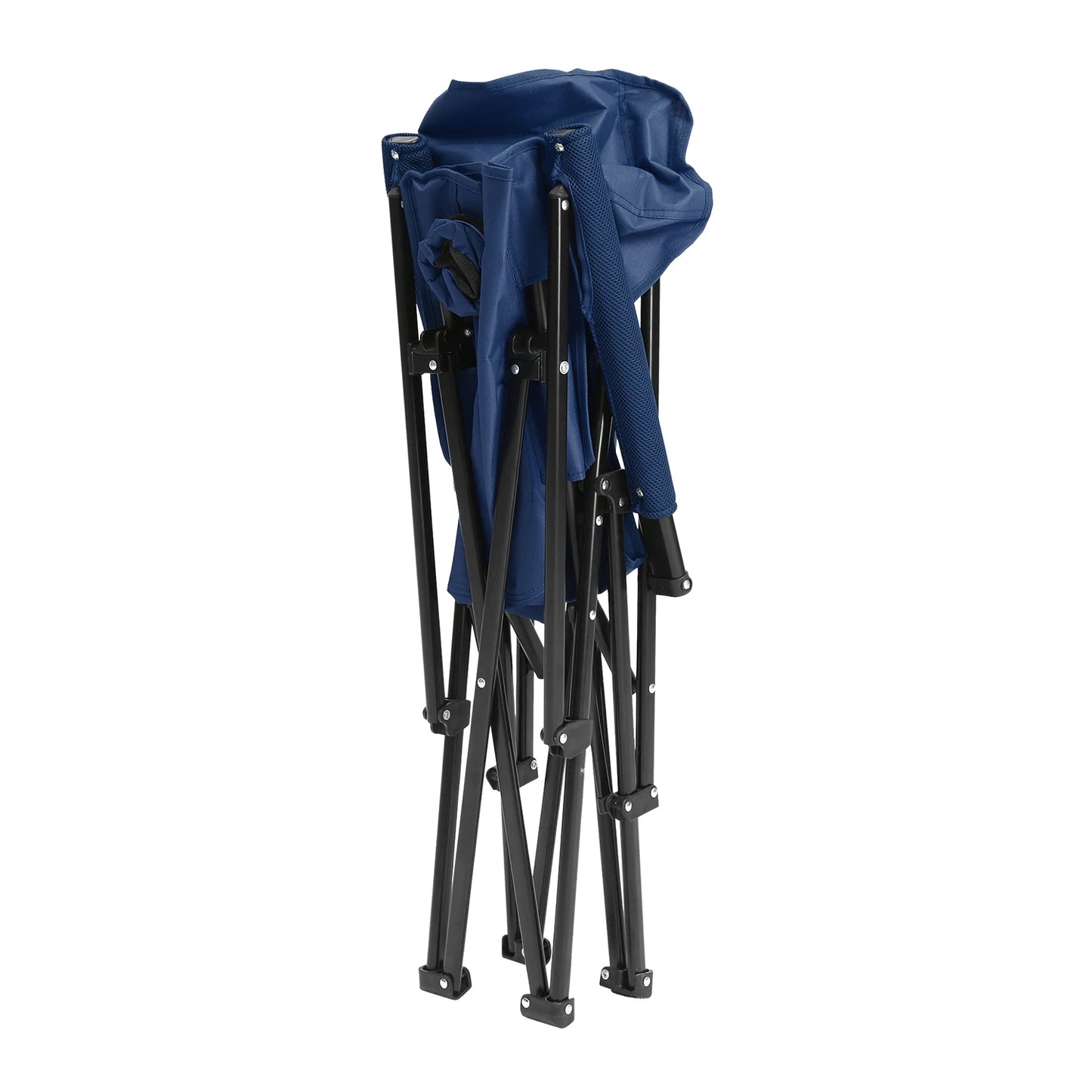 TwisterCK Outdoor Camping Chair Portable Folding Moon Chair With Armrests Drink Holder Backrest For Fishing