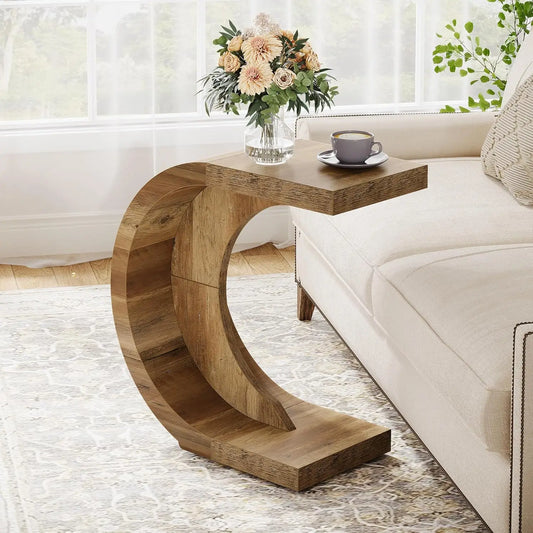 LITTLE TREE C-Shaped End Table For Sofa And Living Room