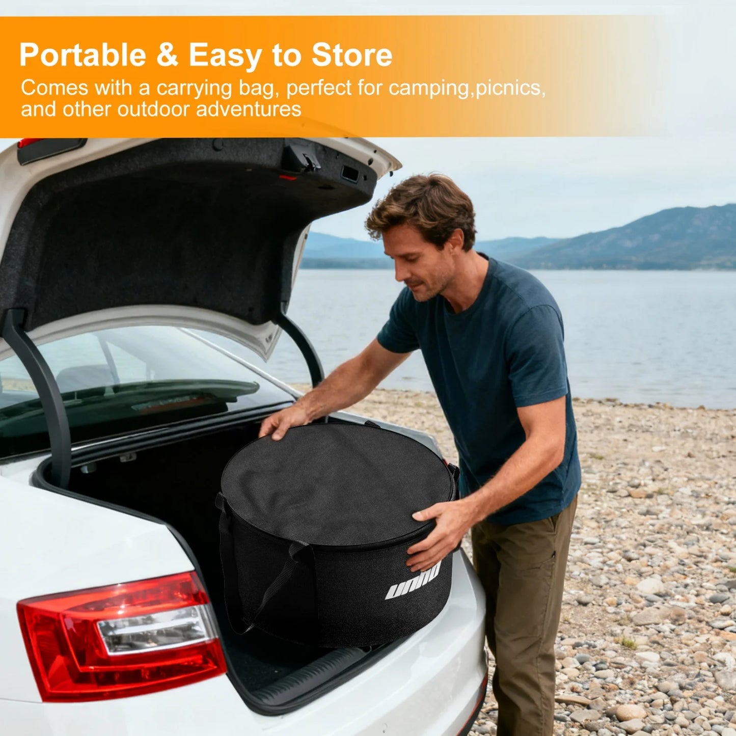 Smokeless Fire Pit with Bag Portable Stainless Steel Wood Burner