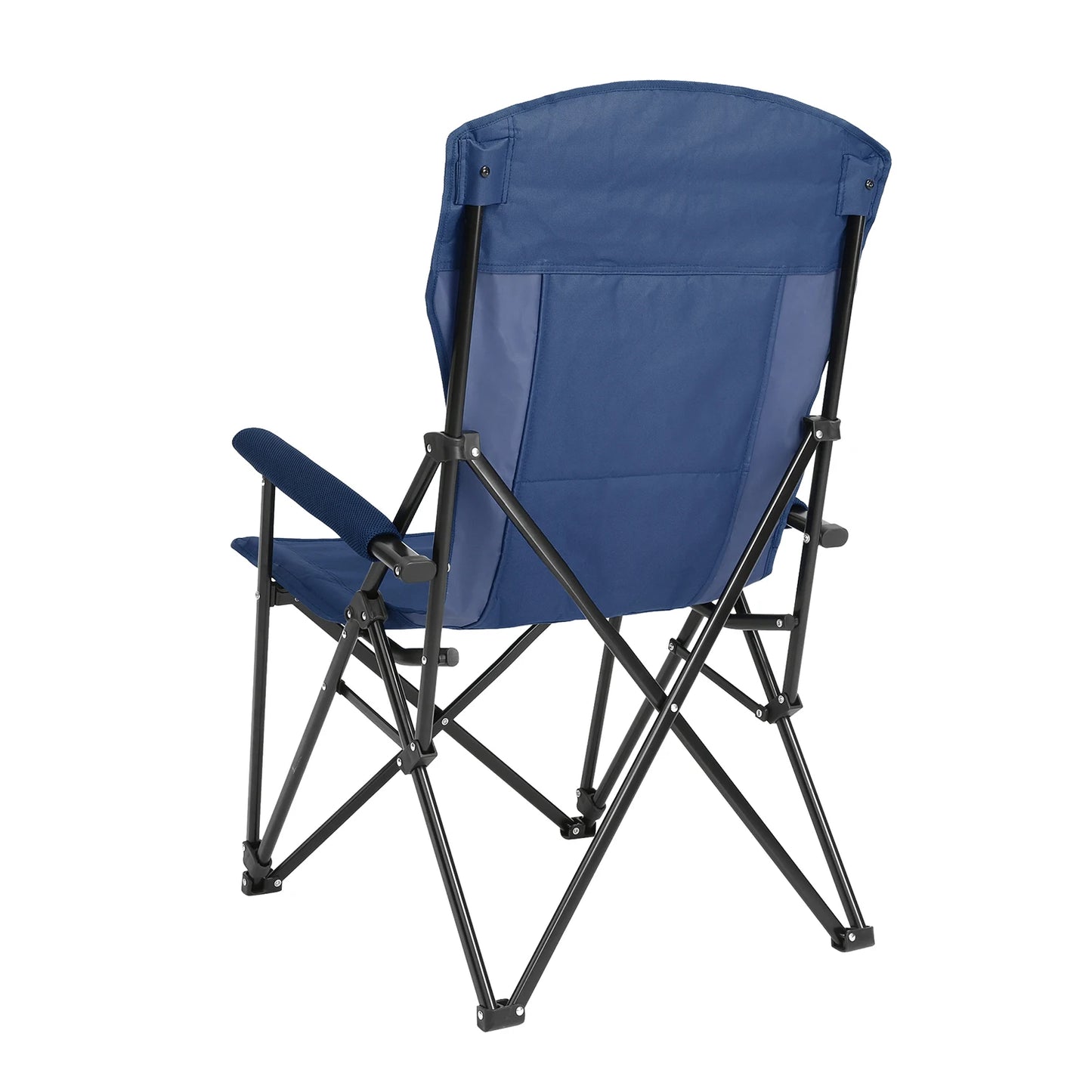 TwisterCK Outdoor Camping Chair Portable Folding Moon Chair With Armrests Drink Holder Backrest For Fishing