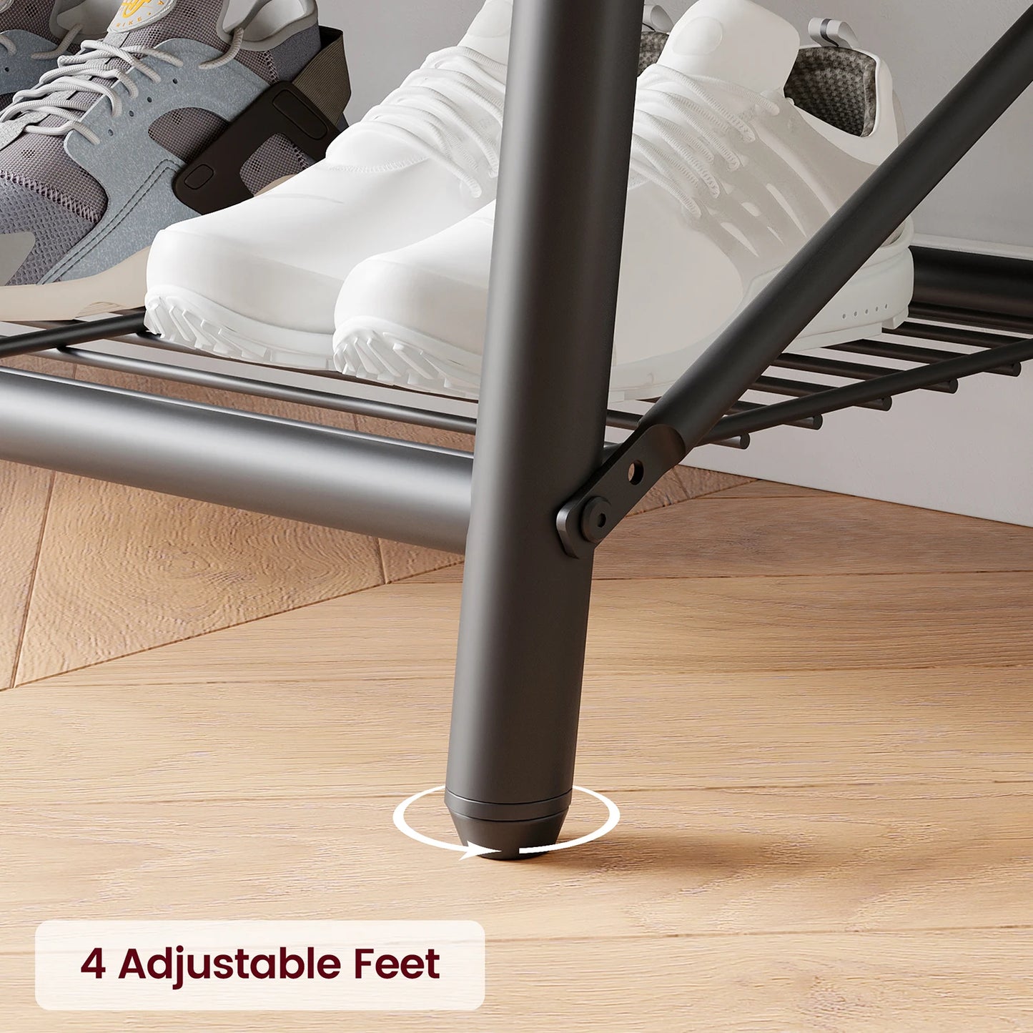 TWISTER.CK Coat Rack Shoe Bench 4-in-1 Hall Tree Entryway