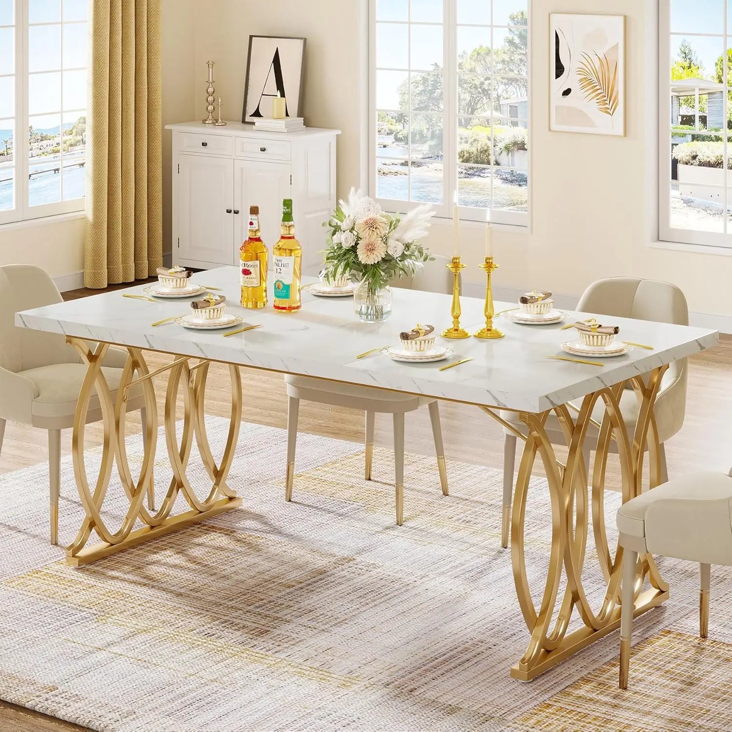 Little Tree Modern Dining Table For Family And Kitchen