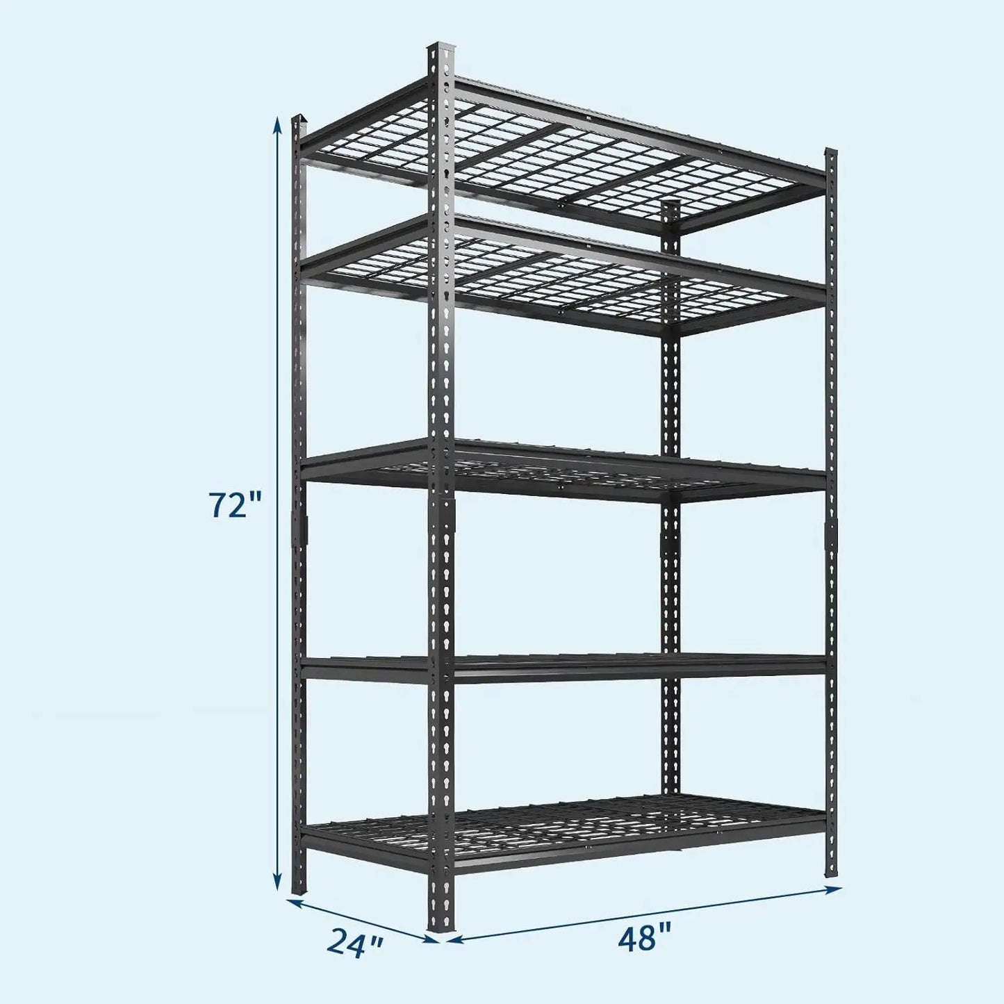 TWISTER.CK Heavy Duty Garage Shelving Unit for Storage