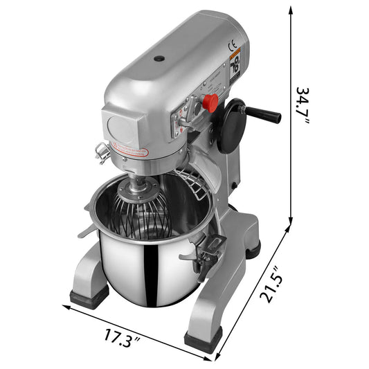 SucceBuy Electric Dough Mixer 10L To 30L Stainless Steel Adjustable Speed Heavy Duty Commercial Kitchen Stand Mixer