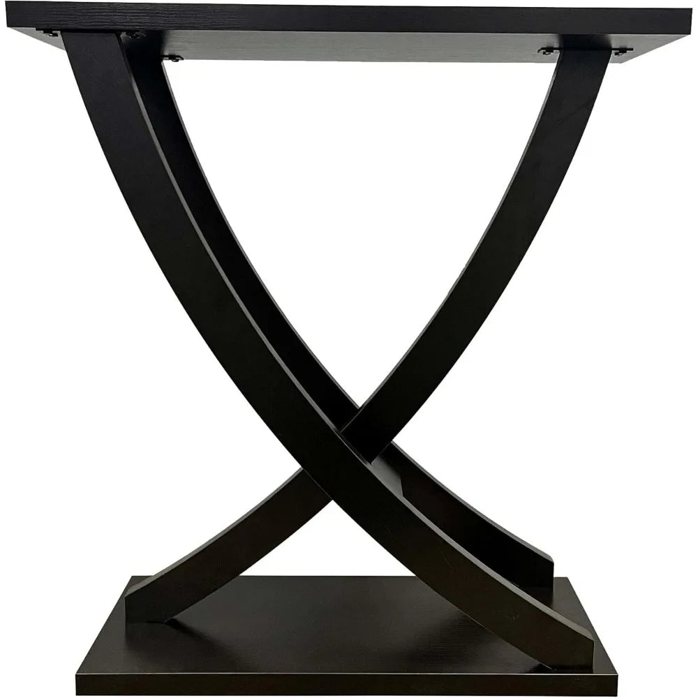 Console Table With Curved Intersecting Legs