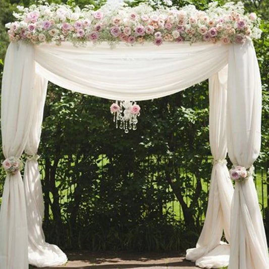 Heavy Duty Wedding Backdrop Stand For Outdoor Chuppah Four Post