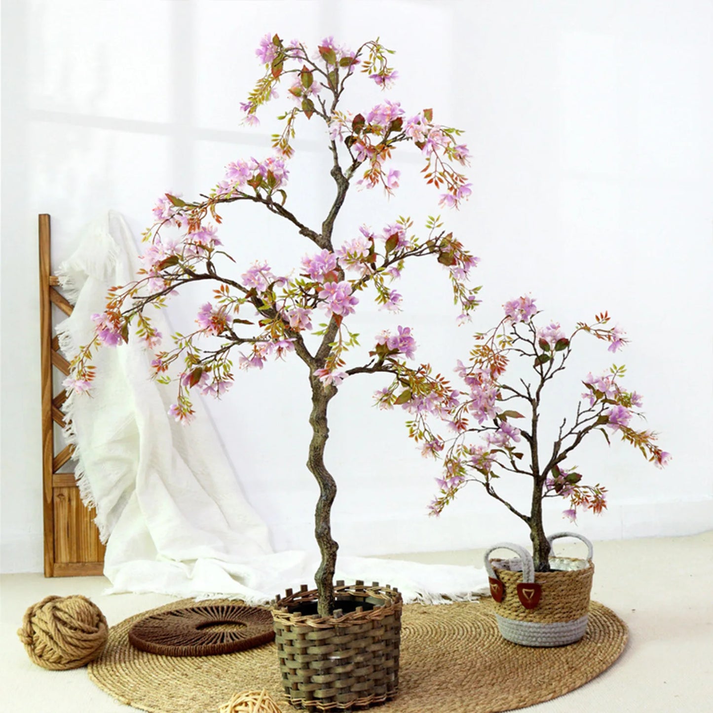 Artificial Begonia Tree In Pot By Twister Realistic Lifelike Leaves For Indoor Outdoor Decor Enthusiasts