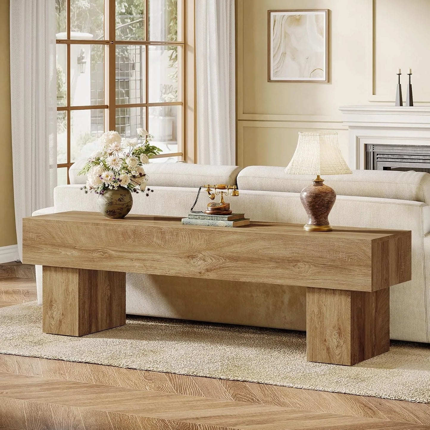 Little Tree Farmhouse TV Stand Entertainment Center