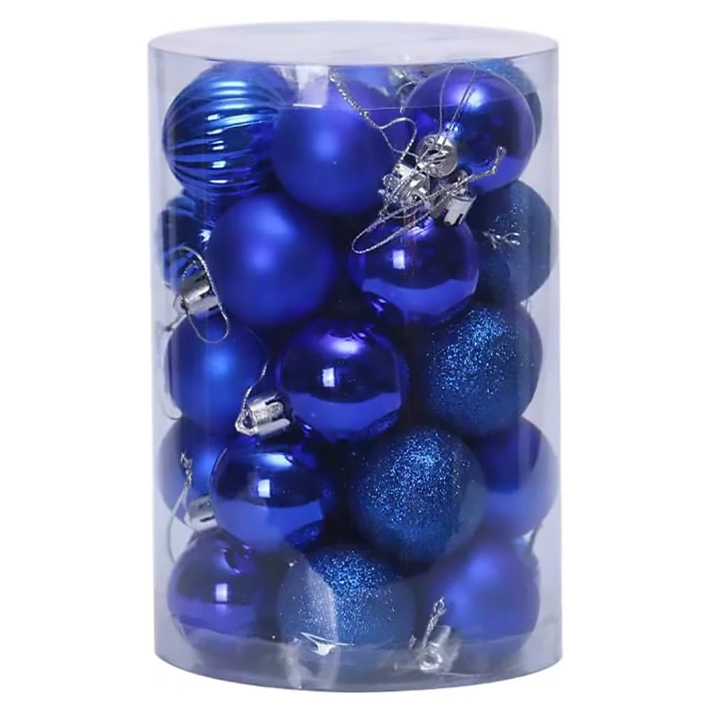 Shatterproof Christmas Ball Ornaments Set 34Pcs By TwisterCK Glossy Mixed Colors For Holidays And Weddings