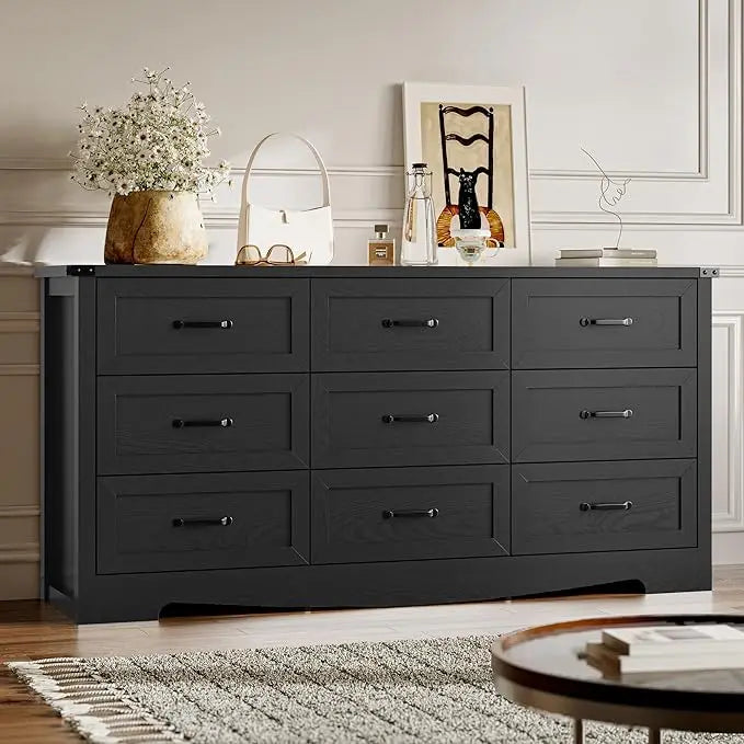 7-Drawer Dresser for Bedroom With Anti-Tipping Design