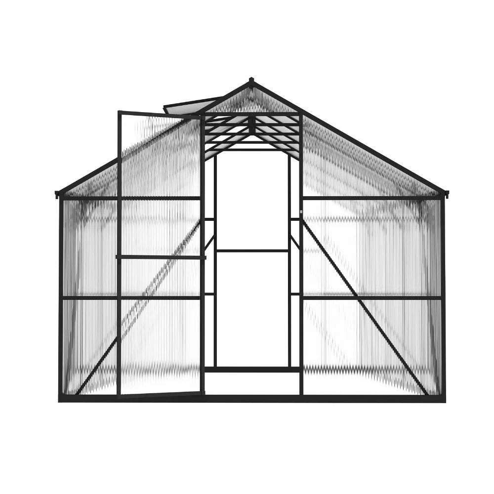 Polycarbonate Outdoor Greenhouse With Durable Aluminum Frame