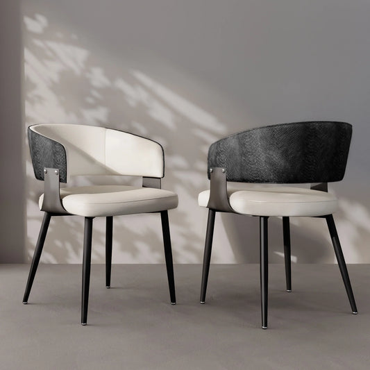 Comfort Upholstered Dining Chairs With Wide Seat For Kitchen And Home