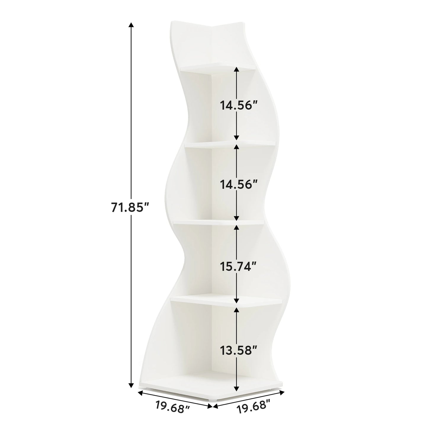 Little Tree Corner Shelf Modern Wall Bookshelf Plant Stand