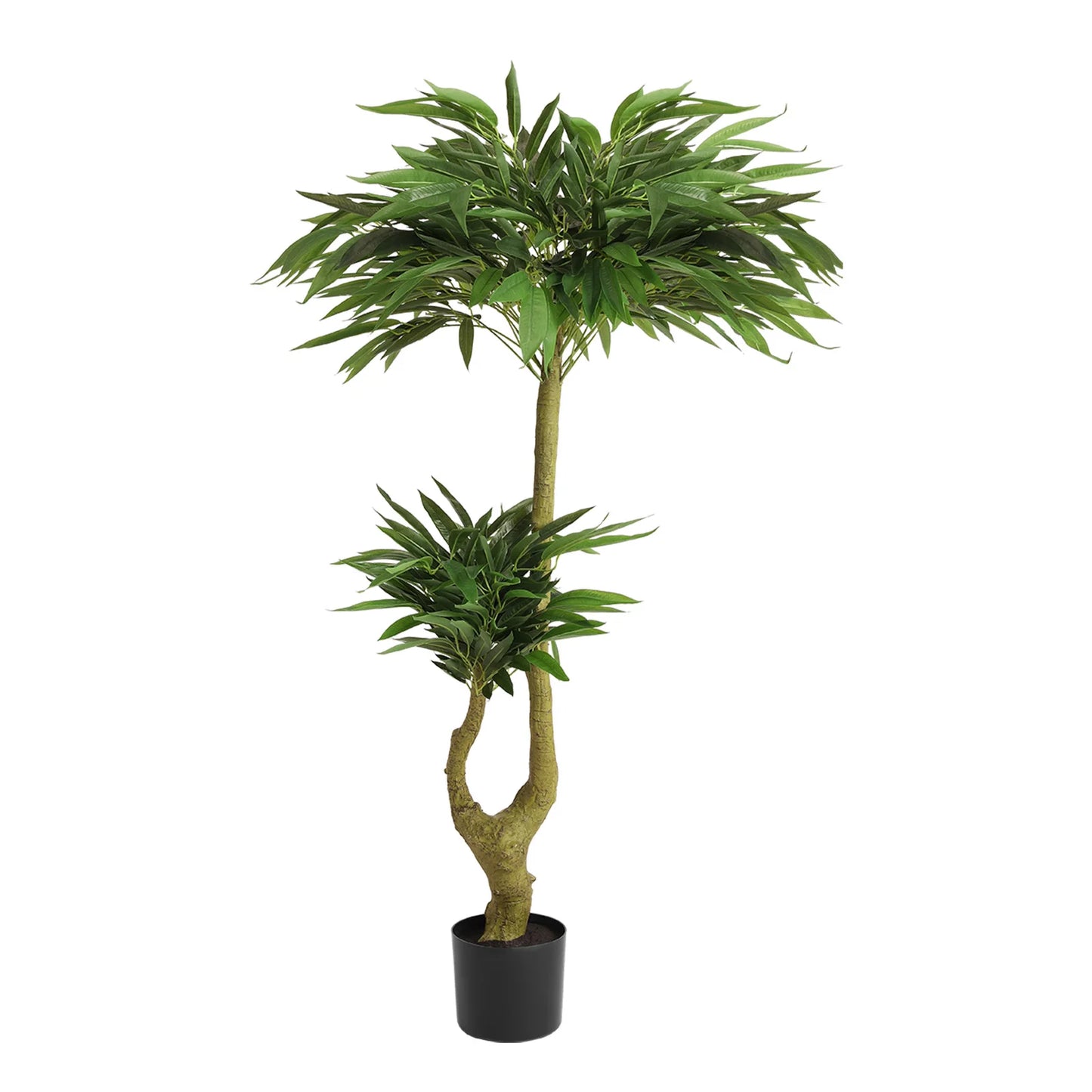 160cm Realistic Willow Buds Artificial Tree With Planter for Indoor Home Office Decor Tall Floor Plant