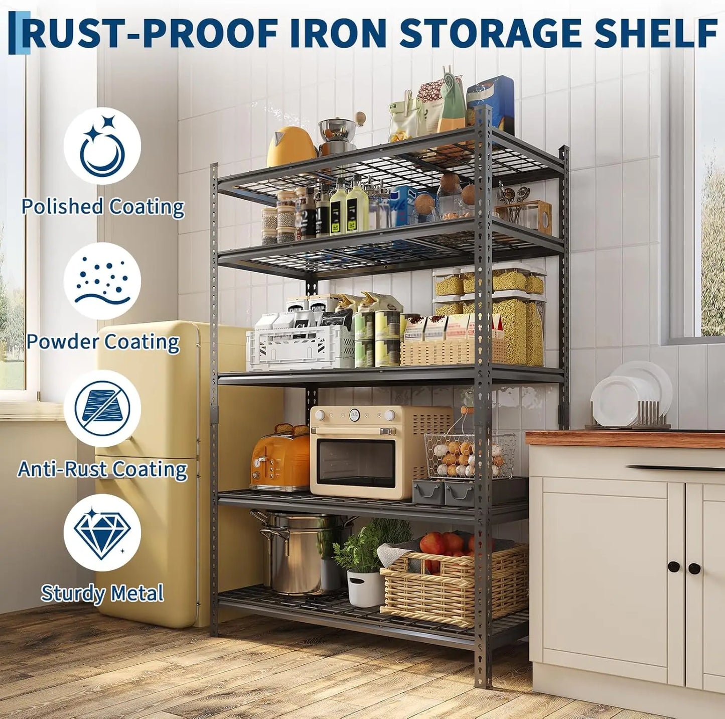 TWISTER.CK Heavy Duty Garage Shelving Unit for Storage