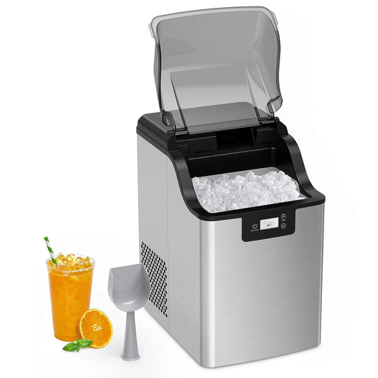 Acekool Countertop Ice Maker Portable Fast Ice In 6 To 8 Minutes Self Cleaning For Home Office Bar