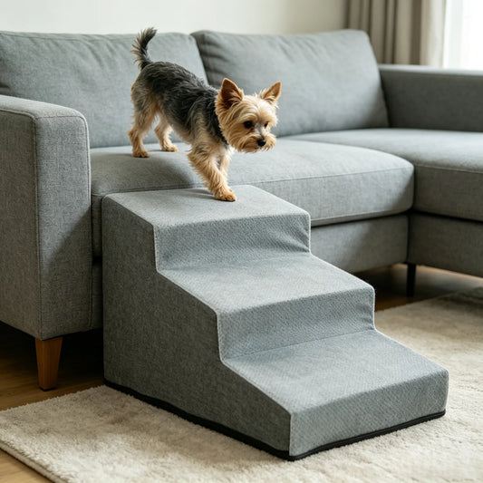 Non Slip Foam Dog Stairs Ramps With Washable Cover